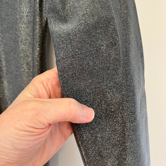 Vintage 70s Silver Metallic Mini Dress, Size Small - Picture 7 of 13